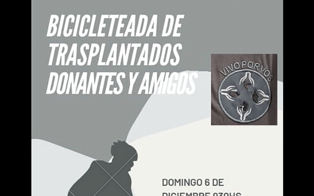 BICICLETEADA POR LOS TRANSPLANTADOS