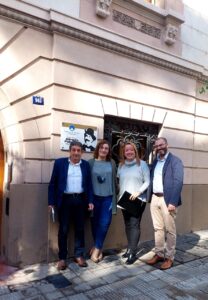 Víctor De Battista, Cecilia Ríos, Juliana Carelli y Gabriel Palatnik de Vecinal Maradona