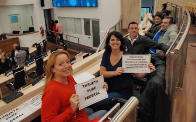 Reunión en el concejo Municipal de Rosario por la implementación de la tarjeta SUBE